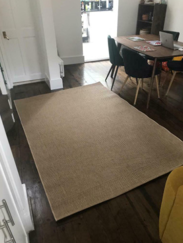 Woven Wicker Rug Carpet  0