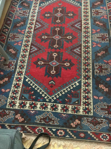 Turkish Kilim Rug Wool Carpet Hand Woven  1