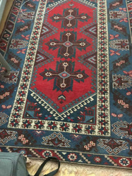 Turkish Kilim Rug Wool Carpet Hand Woven thumb-53522