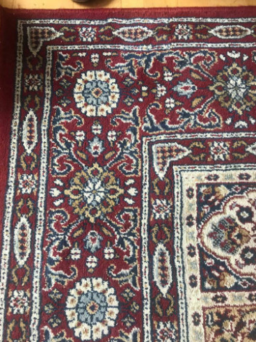 Large Red Patterned Oriental Boho Persian Valby Ruta Vintage Rug  0