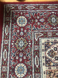 Large Red Patterned Oriental Boho Persian Valby Ruta Vintage Rug