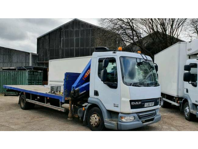 2007 DAF LF45 180 Truck with Crane 12 Ton Gross with Hiab  0