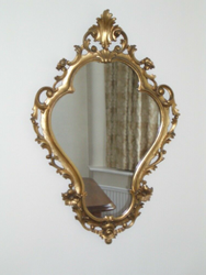 Genuine Antique Baroque Mirror