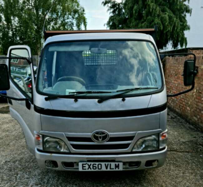 2010 Toyota Dyna Diesel, Manual with 16 ft flat bed thumb 6