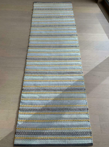 Habitat Agnes Runner / Rug / Carpet in Blue, White & Yellow  0