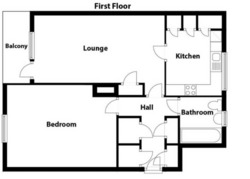 1 Bedroom First Floor Flat, Bright & Spacious - Northfield Drive thumb 9