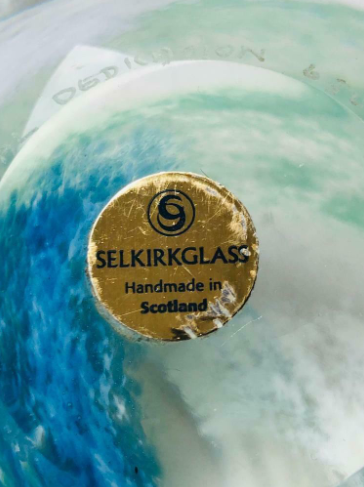 Limited Edition Selkirk Glass Paperweight #78 of 400  6