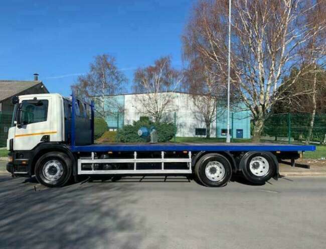 2004 Scania P94 260 10 Tyre Rear Lift Flatbed  2