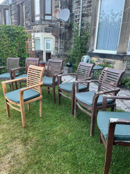 Teak Garden Chairs (6) Furniture thumb 3