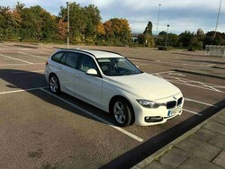 2013 BMW 318 Diesel Estate, White, 2 owners  thumb 1