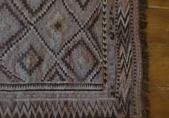 Kilim Tapestry Handmade Rug Carpet Neutral Natural Tones  1