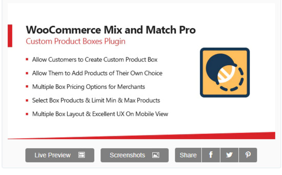 Features List of WooCommerce Mix and Match Module  1