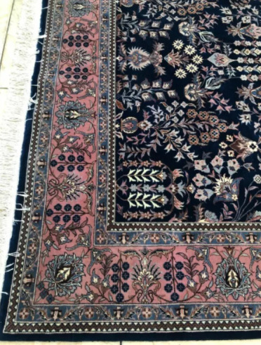 Persian Carpet Rug Hand Made / Oriental / Hand-Knotted Wool 280cm x 190cm  1