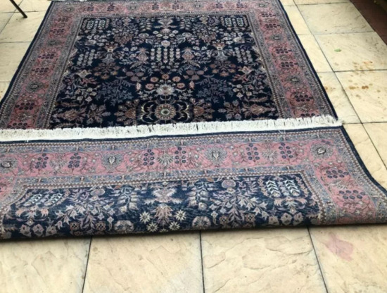 Persian Carpet Rug Hand Made / Oriental / Hand-Knotted Wool 280cm x 190cm  3