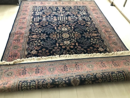 Persian Carpet Rug Hand Made / Oriental / Hand-Knotted Wool 280cm x 190cm  5