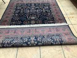 Persian Carpet Rug Hand Made / Oriental / Hand-Knotted Wool 280cm x 190cm thumb 4
