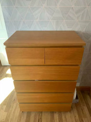 Bedroom Furniture Bedside Table and Chest thumb 1
