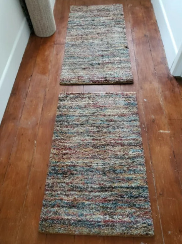 3 Multi Coloured Carpet Runners / Rugs  1