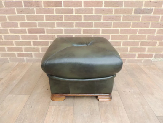 Furniture Land Leather Pouffe (UK Delivery)  0