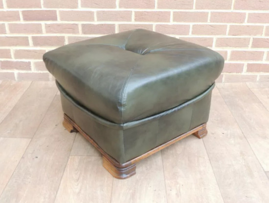 Furniture Land Leather Pouffe (UK Delivery)  4