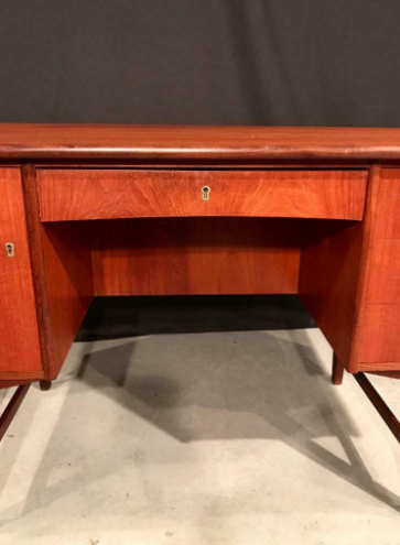 Vintage Danish Desk. Retro Teak Mid Century  5