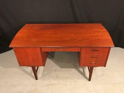 Vintage Danish Desk. Retro Teak Mid Century thumb-13992