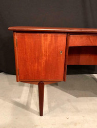 Vintage Danish Desk. Retro Teak Mid Century thumb 7