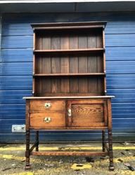 Antique Oak Dresser/ Cabinet/ Bookcase thumb-14010