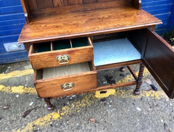 Antique Oak Dresser/ Cabinet/ Bookcase thumb 6