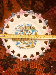 Matching Pair of Rare Japanese Export Souvenir Ribbon Plates thumb 8