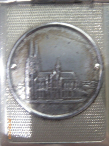 1900S White Metal Souvenir Notepad Cologne Cathedral  3