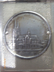 1900S White Metal Souvenir Notepad Cologne Cathedral thumb-14081