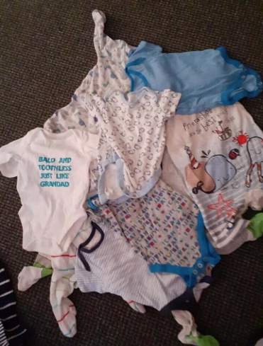 Large Bundle of Boys Baby Clothes 6-9 Months  4