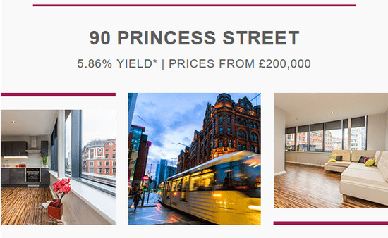 90 Princess Street, 5.86% Yield* | Prices from £200,000