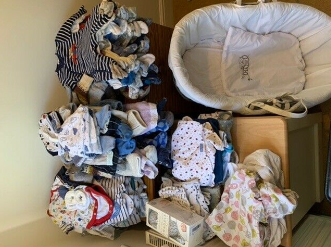 Newborn Baby Massive Clothes and Other Stuff Bundle  0