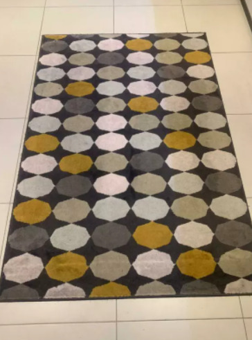 ‏low Pile Multicolor Rug Carpet Ikea  2