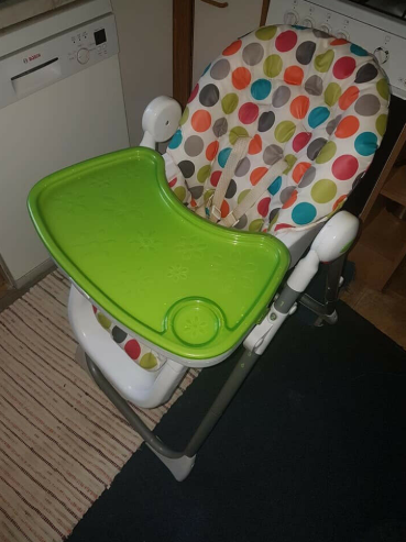 Portable 3 In 1 Baby Toddler Infant Reclining High Chair Feeding Tray Table  1