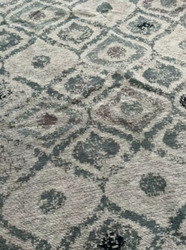 Blue Patterned Rug Carpet thumb 2