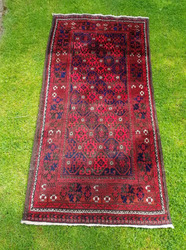 Antique Vintage Persian Hand Knotted Carpet Rug Runner thumb 1