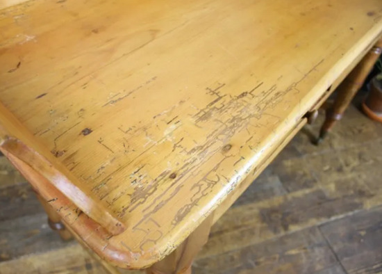 Antique Pine Washstand Retro Vintage Wooden Furniture  7