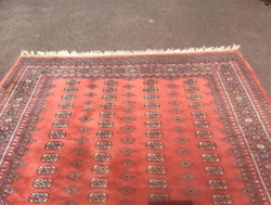 Vintage Hand Made Traditional Large Oriental Wool Red Rug Carpet thumb 3