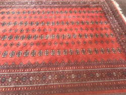 Vintage Hand Made Traditional Large Oriental Wool Red Rug Carpet thumb 5