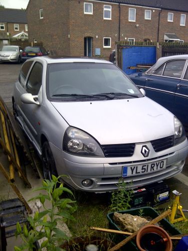  2001(51) RENAULT CLIO 1.5TD DCI65 DYNAMIQUE 3DR-SILVER 74000MLS NON-RUNNER  0