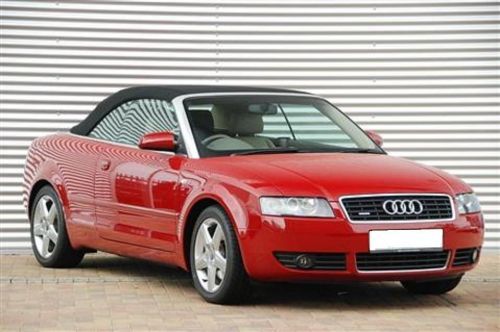  AUDI A4 1.8T 2005 RED CONVERTIBLE  1