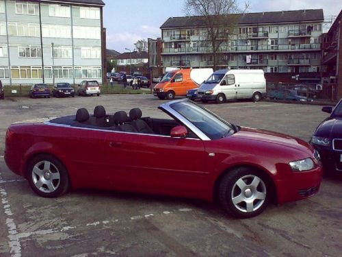  AUDI A4 1.8T 2005 RED CONVERTIBLE  2