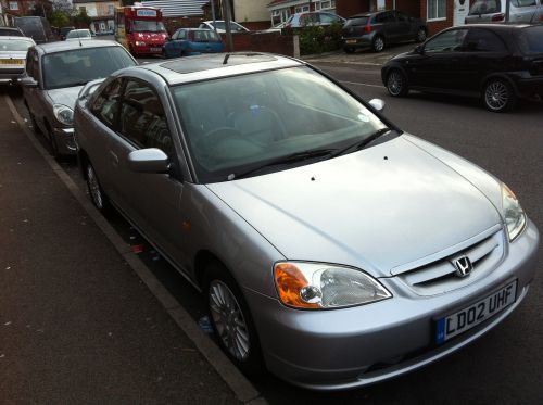  2002 Honda Civic EM2 Coupe (1.7 VTEC) in Silver, with loads of extras!  0