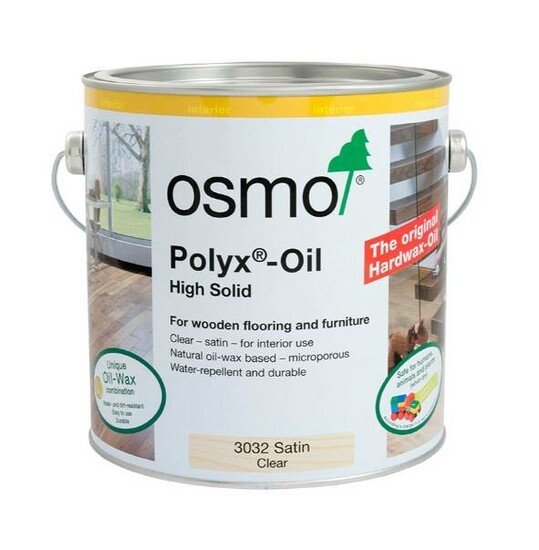 Osmo Polyx-Oil Hardwax-Oil, Original, 3032 Satin Finish, 2.5L  0