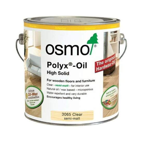 Osmo Polyx-Oil Hardwax-Oil, Original, 3065 Semi Matt Finish, 2.5L  0