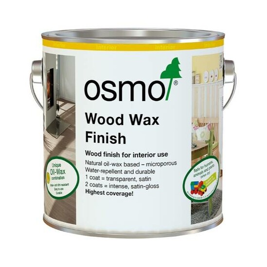 Osmo Wood Wax Finish Transparent, 3111 White, 2.5L
