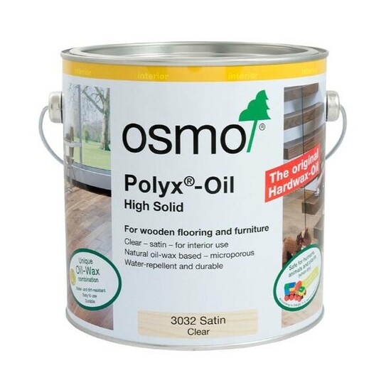 Osmo Polyx-Oil Hardwax-Oil, Original, 3032 Satin Finish, 0.75L